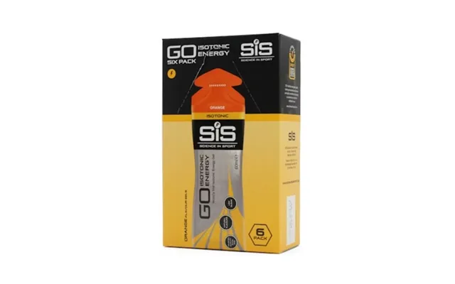 Sis Go Isotonic Energy Gel 6x60ml - Orange For Endurance Running And Quick Energy Boost product image