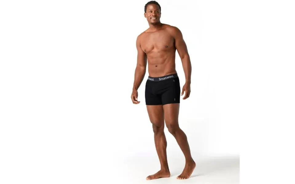 Smartwool Men's Black Boxer Briefs - Premium Wool Baselayers For Ultimate Comfort