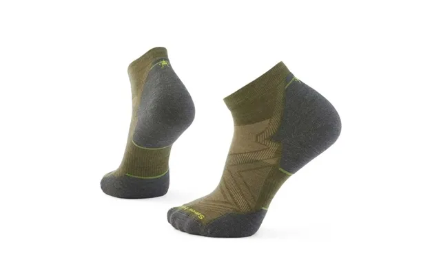 Smartwool Run Targeted Cushion Ankle Socks M 38-41 Eu Green For Enhanced Comfort In Running Training