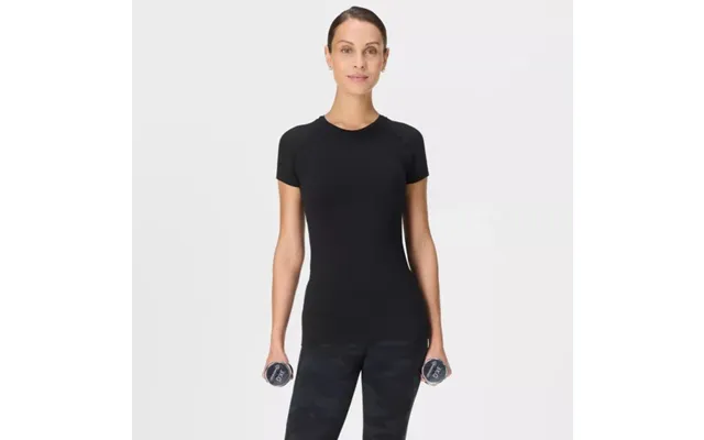 Sweaty Betty Athlete Seamless Workout T-shirt L Black Women