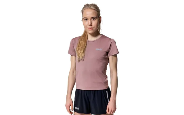 Swix Pace Nts Short Sleeve Baselayer Tee For Women - Comfortable, Breathable Running Top In Lilac product image