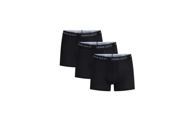 Urban Quest Bamboo Tights 3-pack Men's - Comfortable Running And Training Underwear In Black For Optimal Performance