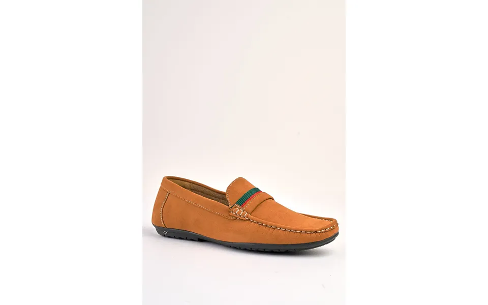 Azzurro Tan Suede Loafers