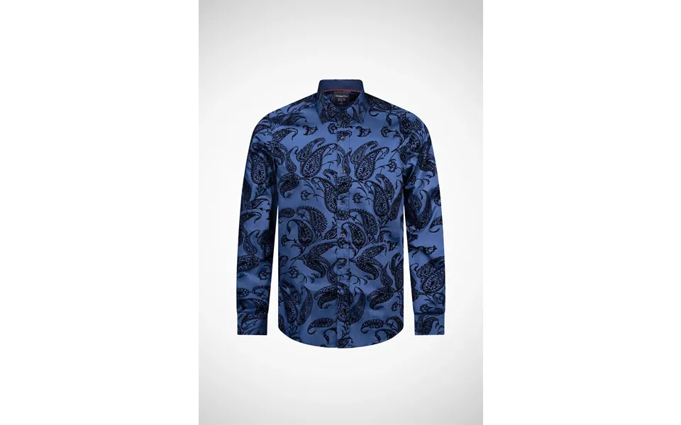 Elvis Flock Shirt Navy