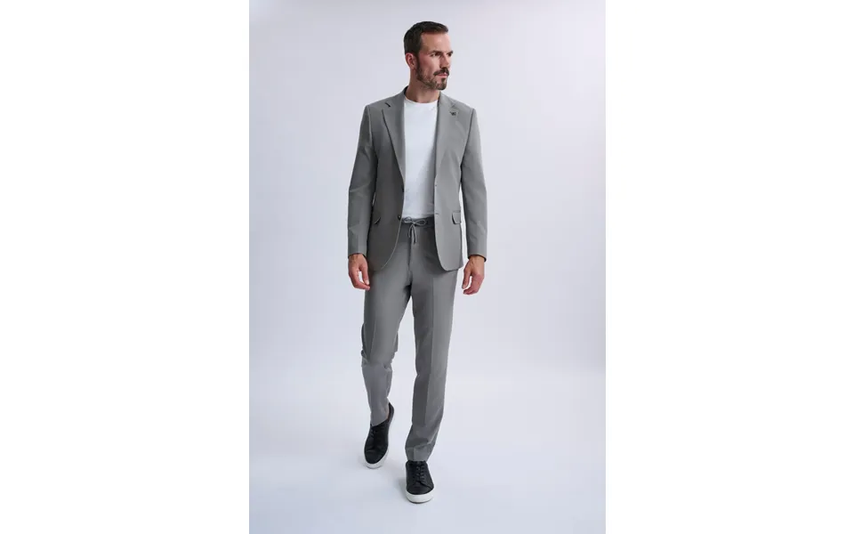 Ettore Smart Casual Suit Grey
