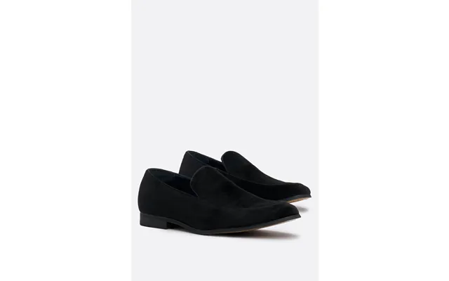 Milan Black Velvet Loafers