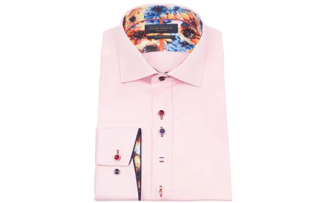 Pink Long Sleeve Plain But Not Plain Shirt