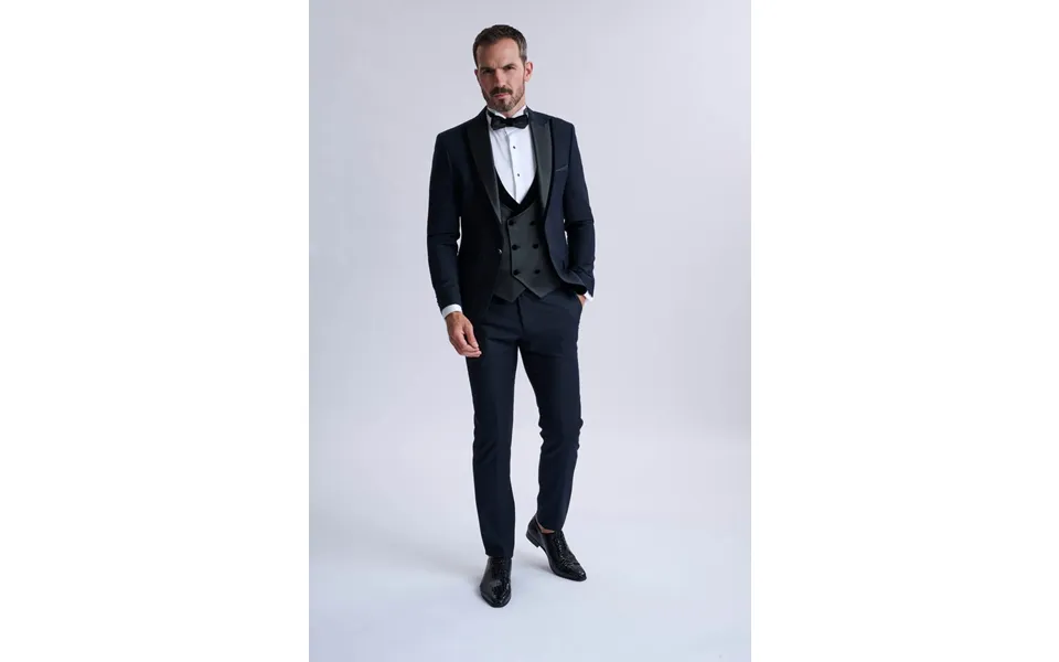 Poletto 3 Piece Navy Tuxedo