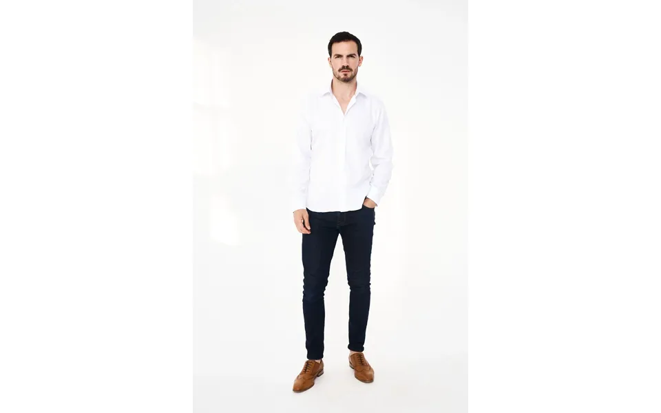 Roso Single Cuff White Shirt