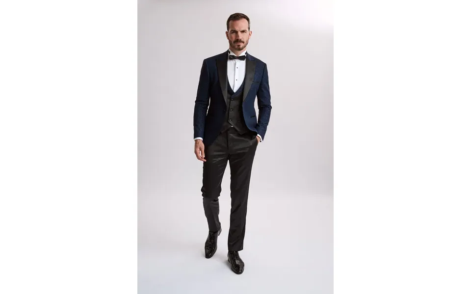 Santoro Milan's Sparkle Three Piece Navy Tux
