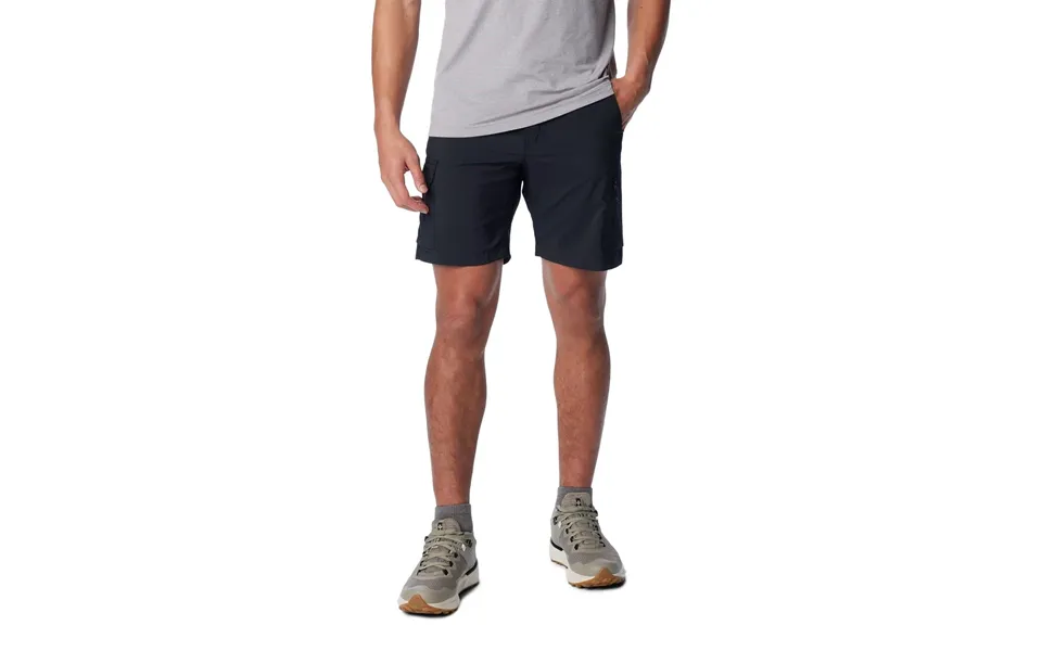 Columbia Silver Ridge Utility Cargo Short Polyester Men's Black Knee-length Shorts