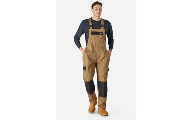 Dickies Everyday Bib And Brace Polyester Men's Brown Work Overall product image
