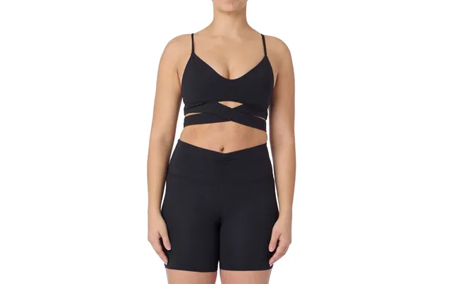 Skechers Goflex Slim Wrap Bra Polyester Women's Black Sports Bra product image