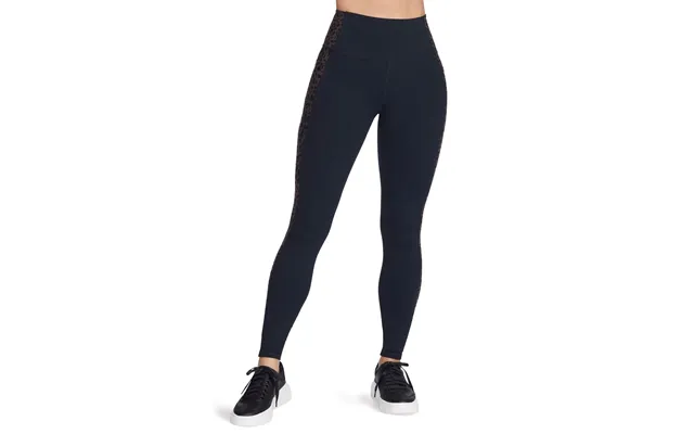 Skechers Performance Go Walk Cheetah Legging Nylon Women's Brown Sports Leggings product image