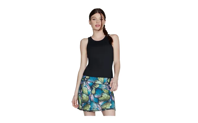Skechers Performance Go Walk Shelf Bra Tank Nylon Women's Black Tank Tops product image