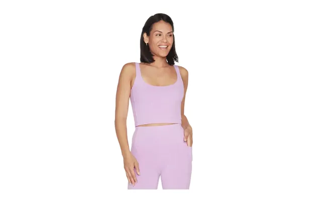 Skechers Performance Goflex Joy Longline Bra Nylon Women's Light Purple Sports Bra product image