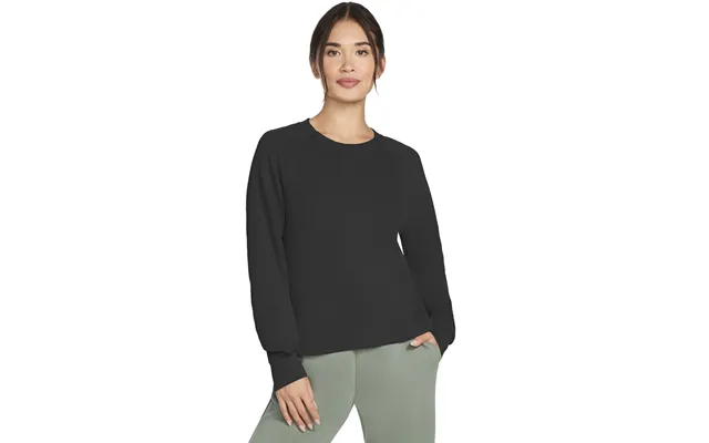 Skechers Performance Skechluxe Elevate Crewneck Women's Black Sweatshirt product image