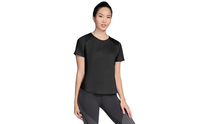 Skechers Stride Performance Tee Women's Black Activewear T-shirts product image