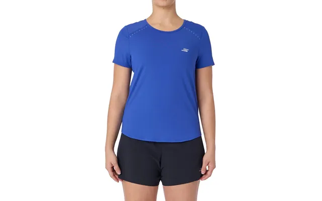 Skechers Stride Performance Tee Women's Blue Activewear T-shirts product image