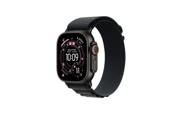 Apple Watch Ultra 3 5g 49mm Black Titanium Case With Black Alpine Loop M Mf0v4