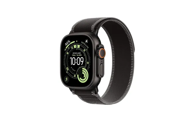 Apple Watch Ultra 3 5g 49mm Black Titanium Case With Black Charcoal Trail Loop M L Mf1h4