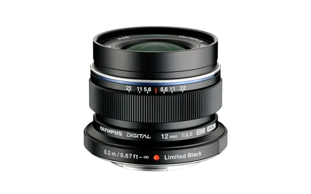 Olympus M.zuiko Digital Ed 12mm F2.0 Lens - Black