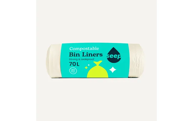 70l Eco Biodegradable Bin Liners