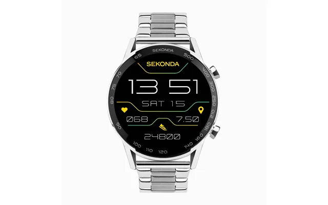 Sekonda Sekonda Active Plus Smart Watch Silver Alloy Case & Stainless Steel Bracelet 30177