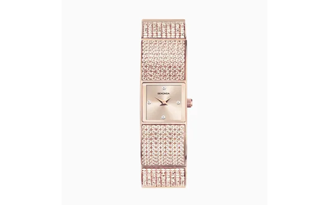 Sekonda Sekonda Crystal Ladies Watch Rose Gold Alloy Case & Bracelet With Rose Dial 40620