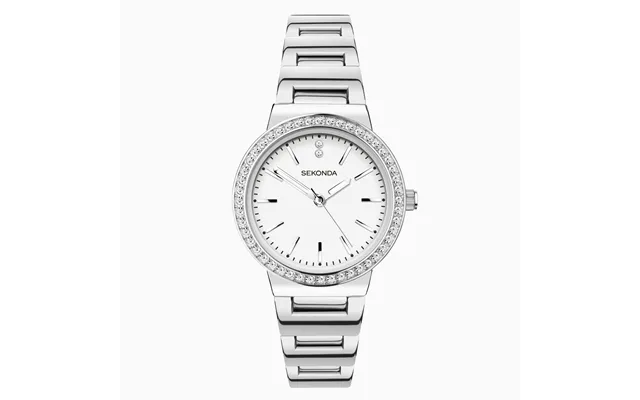 Sekonda Sekonda Day To Night Ladies Watch Silver Case & Alloy Bracelet With White Dial 40077