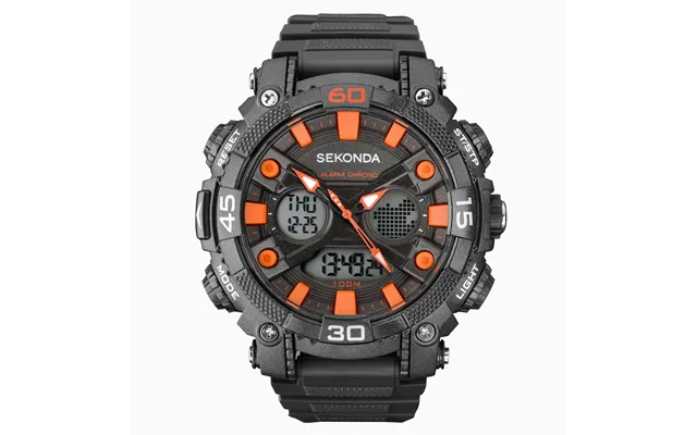 Sekonda Sekonda Digital Men's Watch Black Case & Plastic Strap With Black Dial 1037