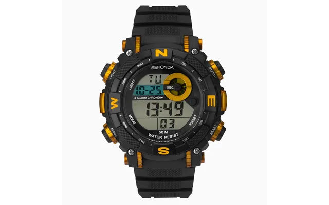 Sekonda Sekonda Digital Men's Watch Black Case & Plastic Strap With Dial 1526