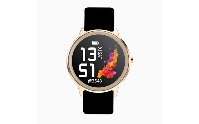 Sekonda Sekonda Flex Smart Watch Rose Gold Case & Black Silicone Strap 40444