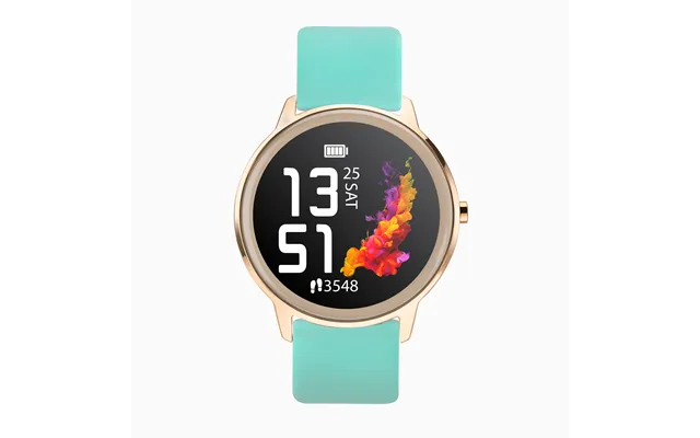 Sekonda Sekonda Flex Smart Watch Rose Gold Case & Turquoise Silicone Strap 40443