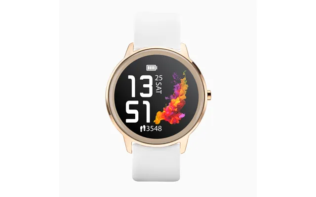 Sekonda Sekonda Flex Smart Watch Rose Gold Case & White Silicone Strap 40445
