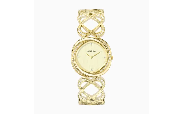 Sekonda Sekonda Hidden Hearts Ladies Watch Gold Alloy Case & Bracelet With Champagne Dial 40601