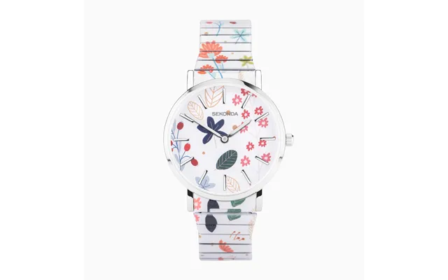 Sekonda Sekonda Maxima Ladies Watch Silver Alloy Case & Stainless Steel Expander Bracelet With Woodland Dial 40581