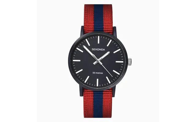 Sekonda Sekonda Minimal Men's Watch Blue Case & Nylon Strap With Blue Dial 1582