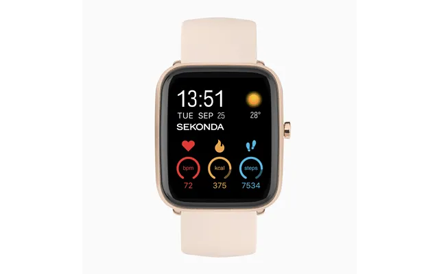 Sekonda Sekonda Motion Plus Smart Watch Rose Gold Alloy Case & Pink Silicone Strap 30224