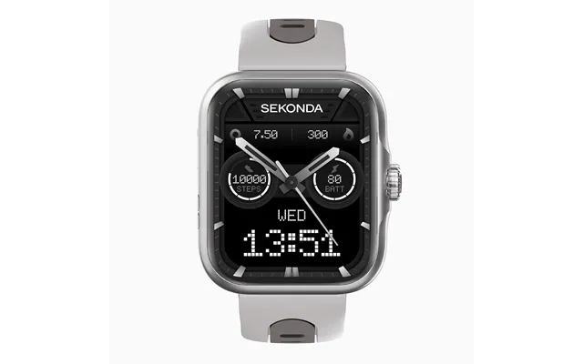 Sekonda Sekonda Motion Pro Gps Smart Watch Silver Alloy Case & Grey Silicone Strap 30241