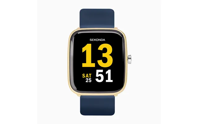 Sekonda Sekonda Motion Smart Watch Gold Case & Blue Silicone Strap 30050