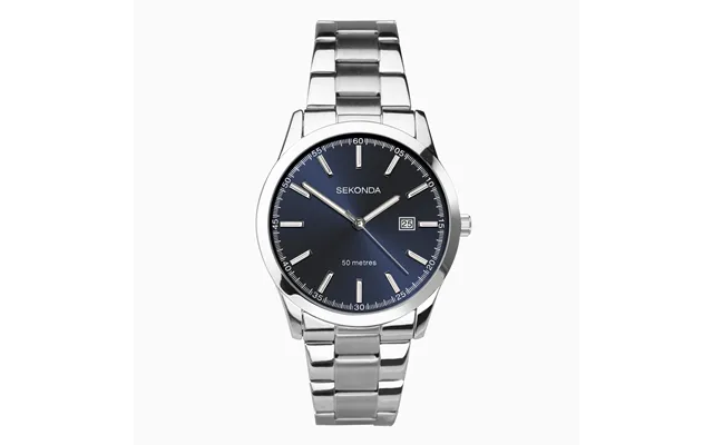 Sekonda Sekonda Taylor Men's Watch Silver Case & Stainless Steel Bracelet With Blue Dial 1943