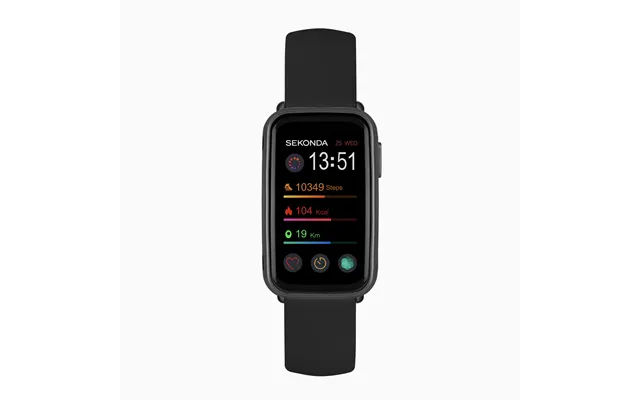 Sekonda Sekonda Track Smart Watch Black Case & Silicone Strap 30171