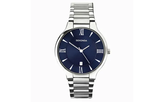 Sekonda Sekonda Wilson Men's Watch Silver Case & Stainless Steel Bracelet With Blue Dial 30044