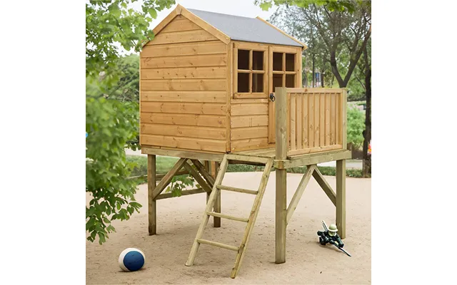 4x6 Shire Bunny Tower Kids Wooden Playhouse