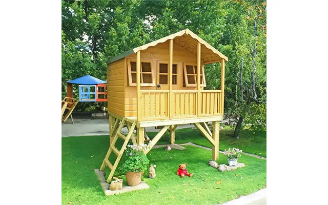 6x6 Shire Stork Tower Kids Wooden Playhouse