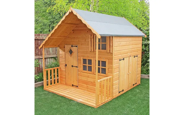 7' X 8' Shire Crib Kids Wooden Playhouse 2.09m X 2.46m