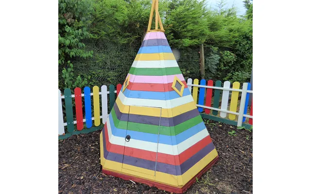 7x6 Shire Wigwam Kids Wooden Playhouse