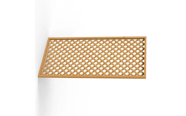 Forest 6' X 3' Diamond Lattice Trellis Fence Topper 1.83m X 0