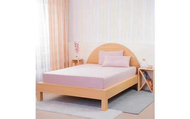 Ackly Bamboo - Blush Pink Fitted Sheet, Double
